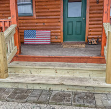 After picture of porch repair in Bruceton Mills, West Virginia.
