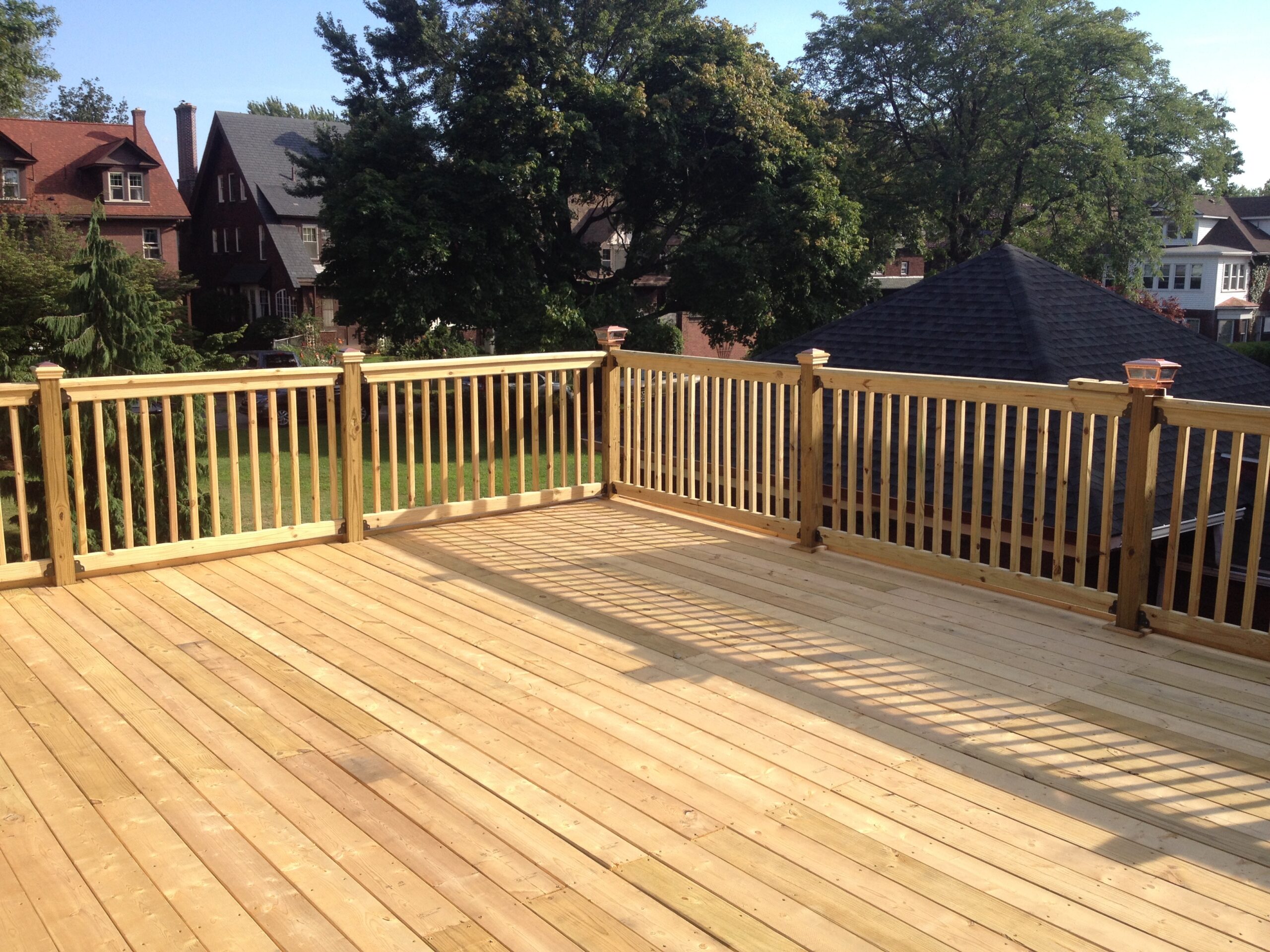 Morgantown custom wood deck builders